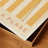 À La Plage Beach Stripe · Fine Art Print