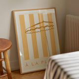 À La Plage Beach Stripe · Fine Art Print