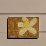 Butter Yellow Flower · Original Painting