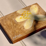 Butter Yellow Flower · Original Painting