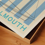 up close macro photograph of falmouth art print brush stroke texture
